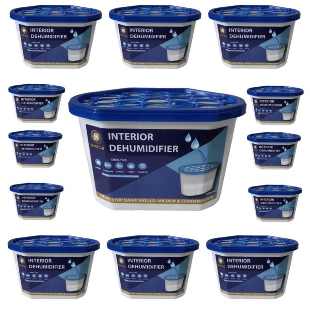 Shatchi Moisture Absorber Tub 500ml – 10 Pack